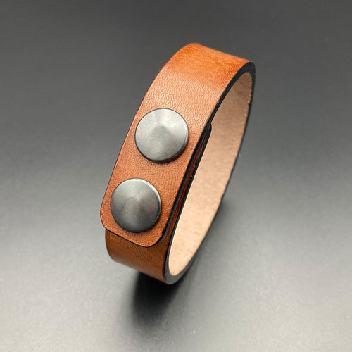 Lederarmband „Cruiser“, hellbraun