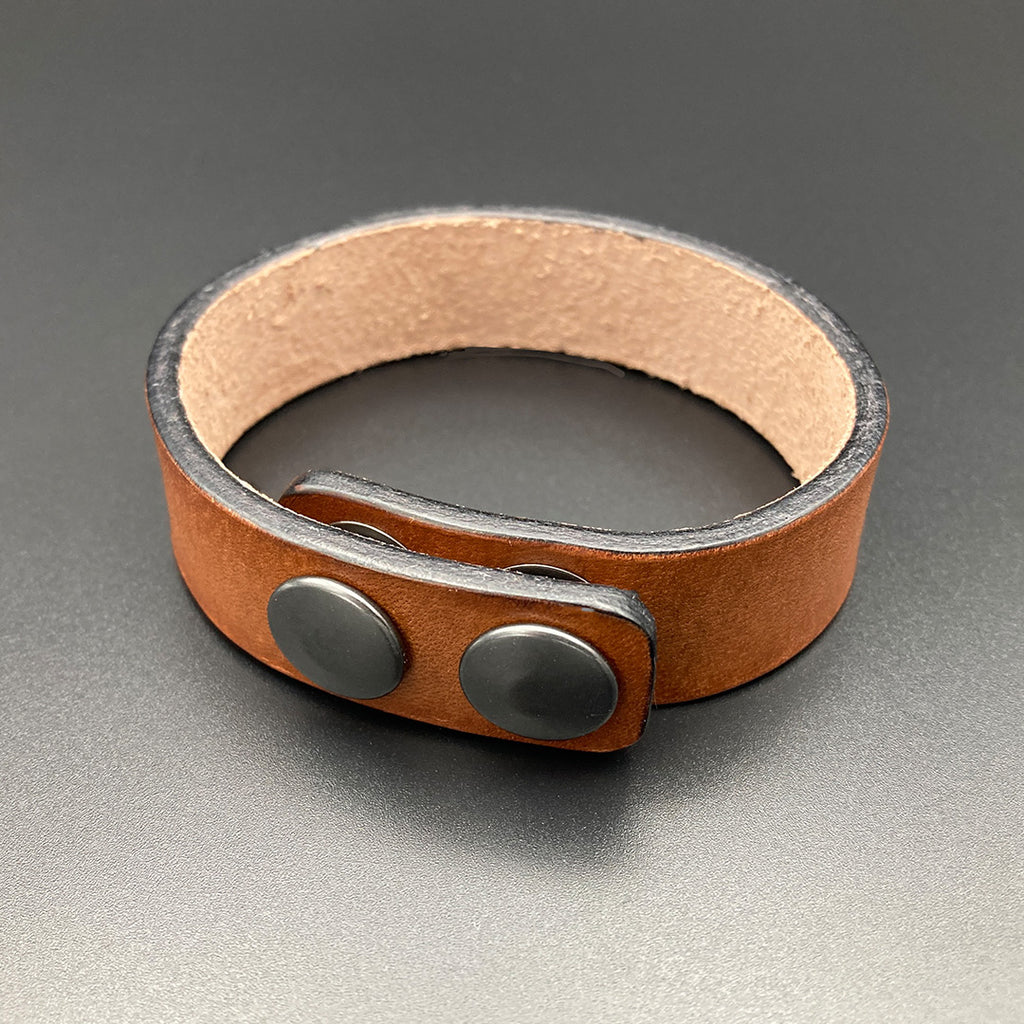 Lederarmband „Cruiser“, hellbraun