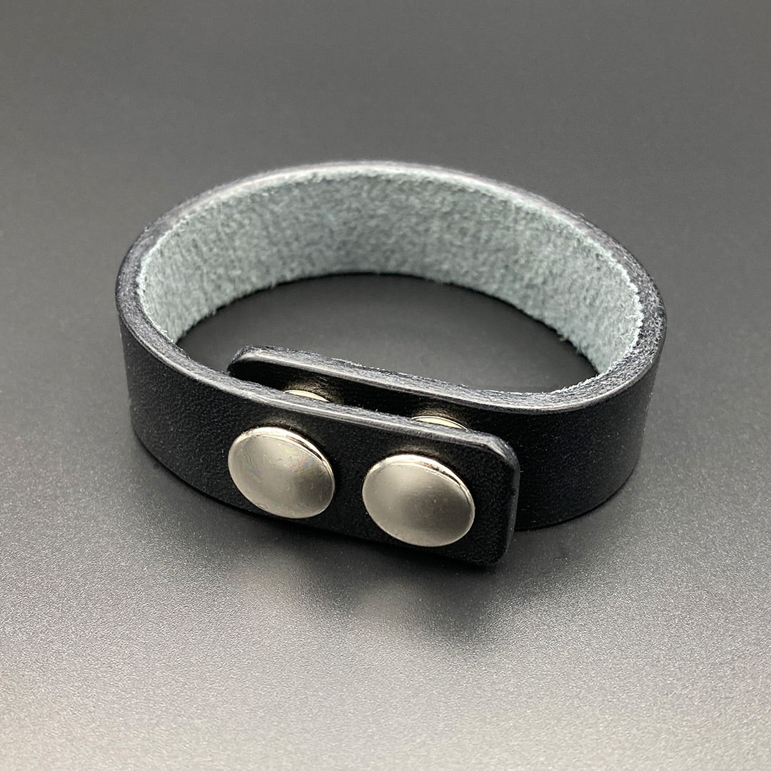 Lederarmband „Cruiser“, schwarz