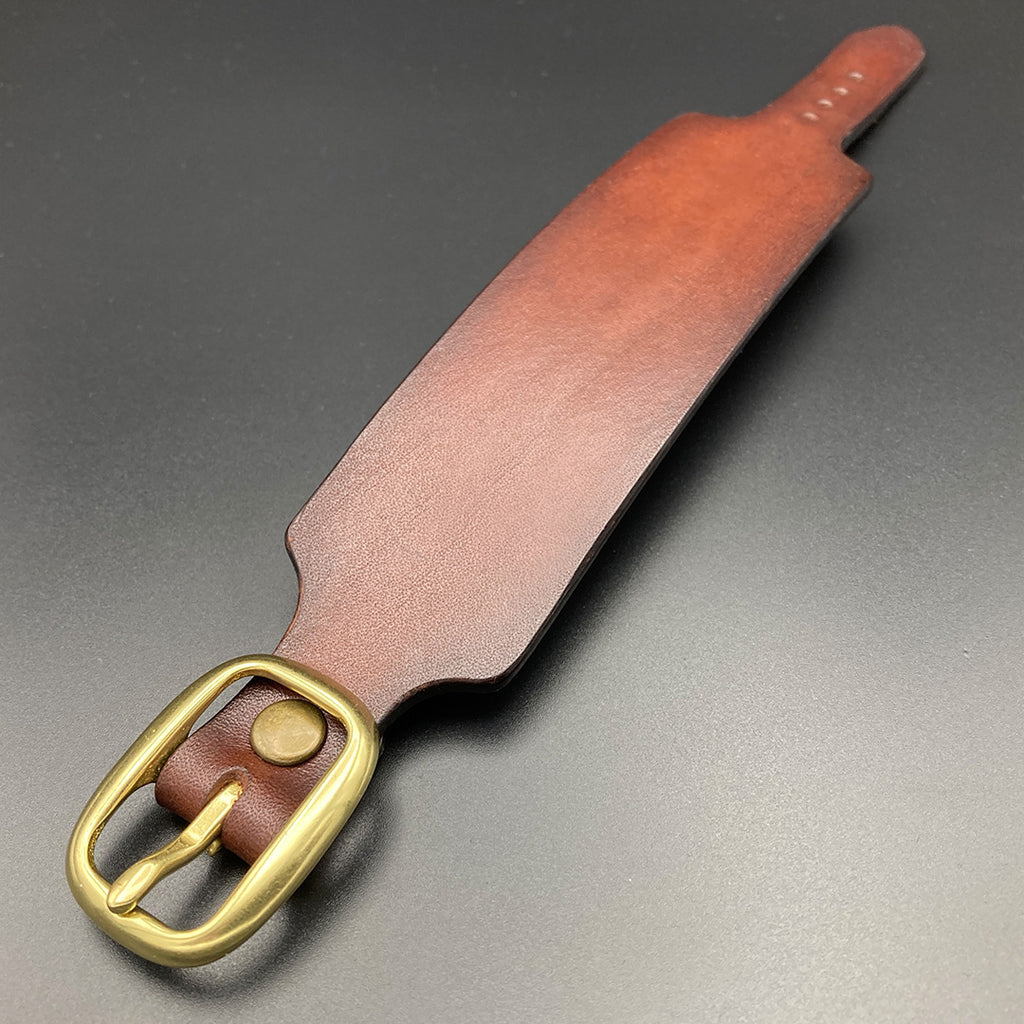 Breites Lederarmband „Prowler“, braun