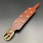 Breites Nietenarmband „Freerider“, braun