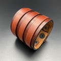 Breites Lederarmband "Outlaw", braun