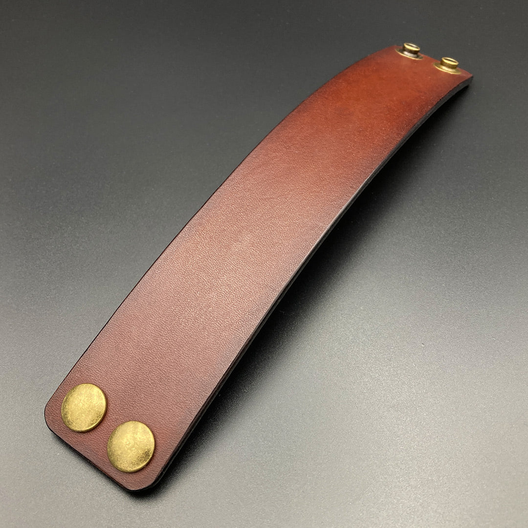 Breites Lederarmband "Ranger", braun