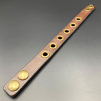 Nietenarmband „Roady“, braun