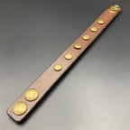 Nietenarmband „Rumbler“, braun