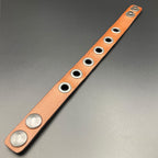 Nietenarmband „Roady“, hellbraun