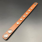 Nietenarmband „Rumbler“, hellbraun