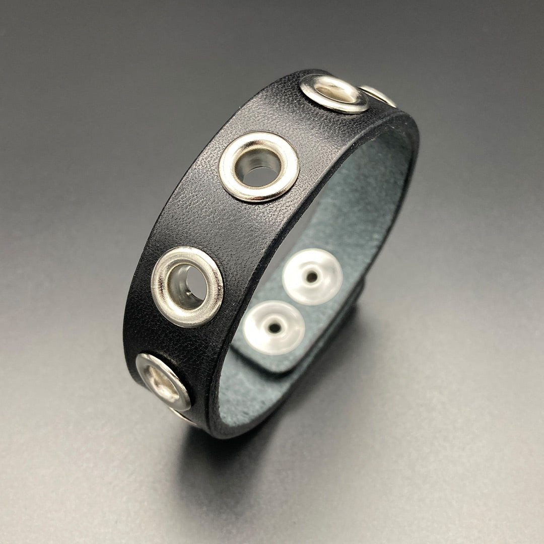 Nietenarmband „Roady“, schwarz