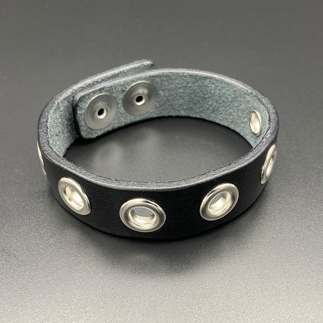 Nietenarmband „Roady“, schwarz