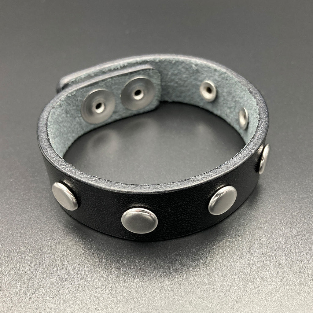 Nietenarmband „Rumbler“, schwarz